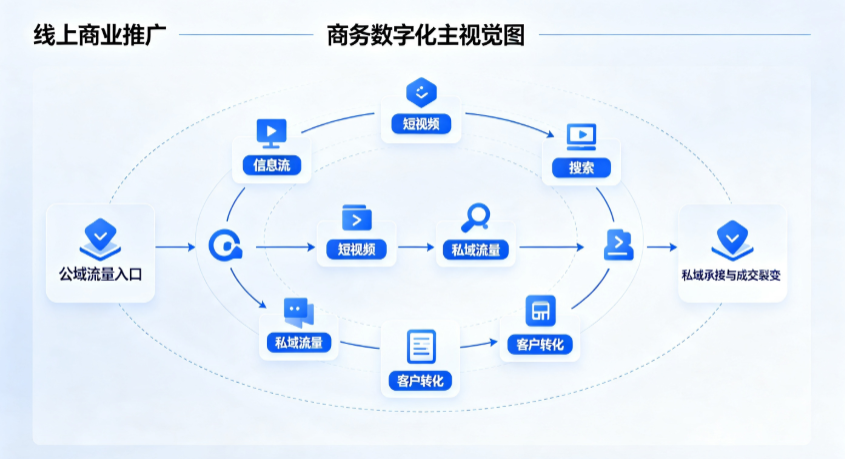 新市区线上商业推广怎么做？全域流量闭环搭建与低成本转化实战指南